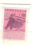 Stamps : America : Venezuela :  conferencia ministros trabajo RESERVADO