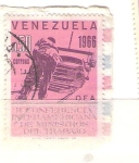 Stamps Venezuela -  conferencia ministros trabajo