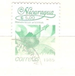 Stamps Nicaragua -  malvaviscus