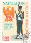 Stamps Equatorial Guinea -  NAPOLEON- regimiento croato soldado 