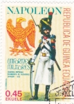 Stamps Equatorial Guinea -  NAPOLEON- regimiento de cazadores 