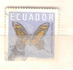 Sellos del Mundo : America : Ecuador : mariposa RESERVADO