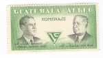 Stamps Guatemala -  Homenaje J.Arnoldo Chavarri y León Bilak