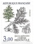 Stamps France -  árboles