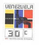 Sellos del Mundo : America : Venezuela : Nacionalización petrolera