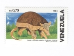 Stamps Venezuela -  Fauna de Venezuela. Armadillo gigante