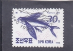 Sellos del Mundo : Asia : Corea_del_norte : pez Cypsilurus 