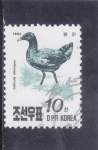 Stamps North Korea -  ave gallinula 