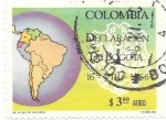 Stamps : America : Colombia :  Declaración de Bogotá