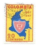 Sellos de America - Colombia -  Sociedad colombiana de ingenieros