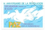 Stamps Nicaragua -  Paz