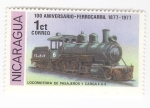 Sellos de America - Nicaragua -  100 aniversario ferrocarril. Locomotora pasajeros y carga