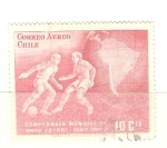 Stamps Chile -  futbol