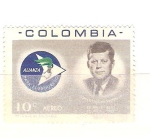 Sellos de America - Colombia -  Kennedy RESERVADO