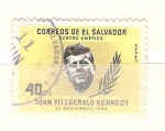 Stamps El Salvador -  Kennedy RESERVADO
