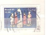 Stamps Brazil -  navidad RESERVADO