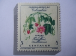 Stamps Colombia -  Passiflora Mollissma - Curuba - Serie: Flores.