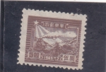 Stamps China -  ferrocarril 