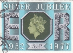 Stamps United Kingdom -  jubileo de plata