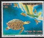 Stamps : America : Mexico :  Tortuga carey