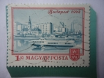 Stamps Hungary -  Vista de Budapest 1972-