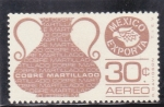 Stamps Mexico -  México exporta- cobre martillado 