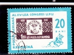 Stamps : Europe : Romania :  congreso U.P.U