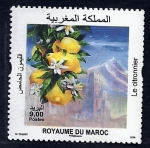 Stamps Morocco -  flora  el limonero