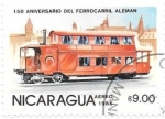 Sellos de America - Nicaragua -  locomotora