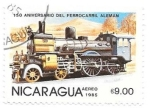 Sellos del Mundo : America : Nicaragua : locomotora