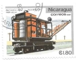 Stamps Nicaragua -  martinete a vapor