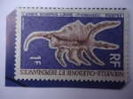 Stamps : Oceania : New_Caledonia :  Lambis Scorpius Linne - Nouvelle-Caledonie Et Dependances - Fósil-Concha