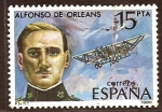 Stamps Spain -  Alfonso de Orleans