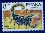 Stamps Spain -  fauna   escorpion