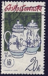 Stamps Czechoslovakia -  alfareria porcelana