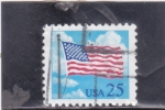 Sellos de America - Estados Unidos -  bandera estado unidense 