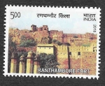 Stamps India -  3086 - Fuerte de Ranthambore