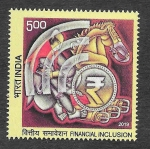 Stamps Asia - India -  Inclusión Financiera