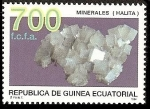 Stamps Equatorial Guinea -  Minerales - Halita