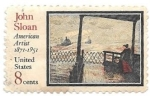 Stamps United States -  pintura