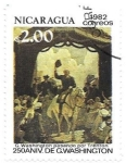 Stamps Nicaragua -  250ºaniversario G.Washington
