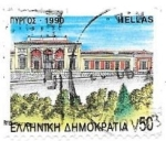 Sellos de Europa - Grecia -  arquitectura