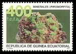 Sellos de Africa - Guinea Ecuatorial -  Minerales - Piromorfita