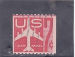 Stamps United States -  avion