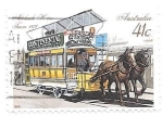 Stamps Australia -  Tranvía hipomovil