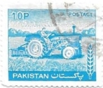 Sellos del Mundo : Asia : Pakist�n : Tractor