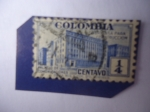 Stamps Colombia -  Sobretasa para Construcción , Palacio de Comunicación