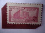 Stamps Colombia -  Sobretasa para Construcción , Palacio de Comunicación