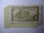 Sellos de America - Colombia -  Sobretasa para Construcción , Palacio de Comunicación