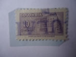 Sellos de America - Colombia -  Sobretasa para Construcción , Palacio de Comunicación